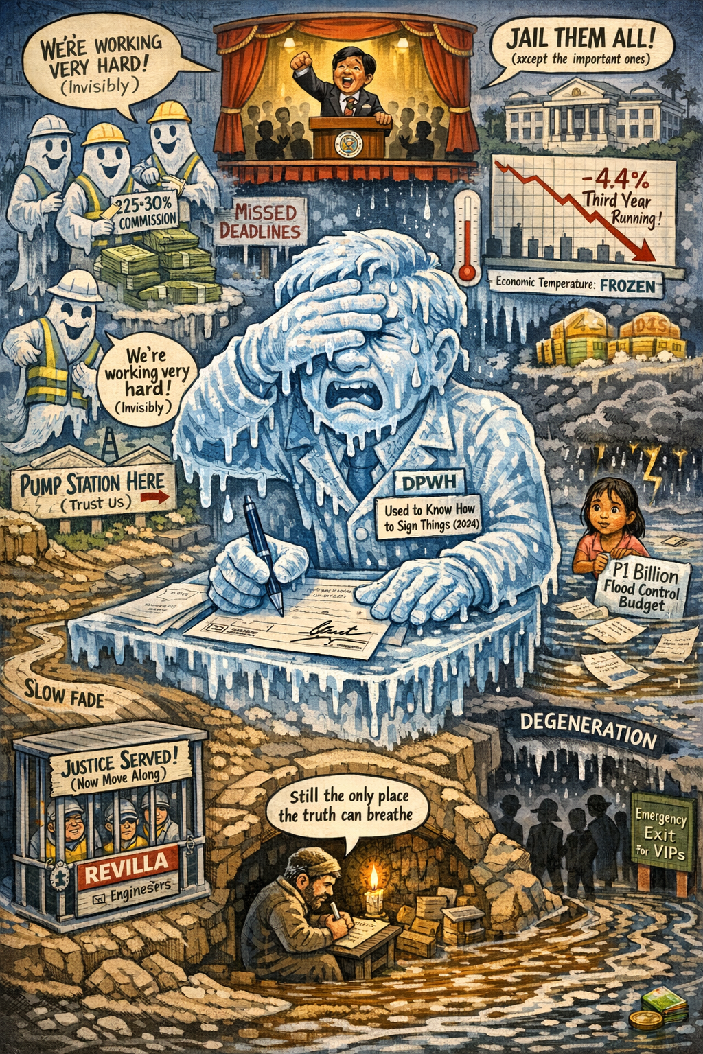 “Scared to Sign Vouchers” Is Now Official GDP Policy – Welcome to the Philippines’ Permanent Paralysis&nbsp;Economy