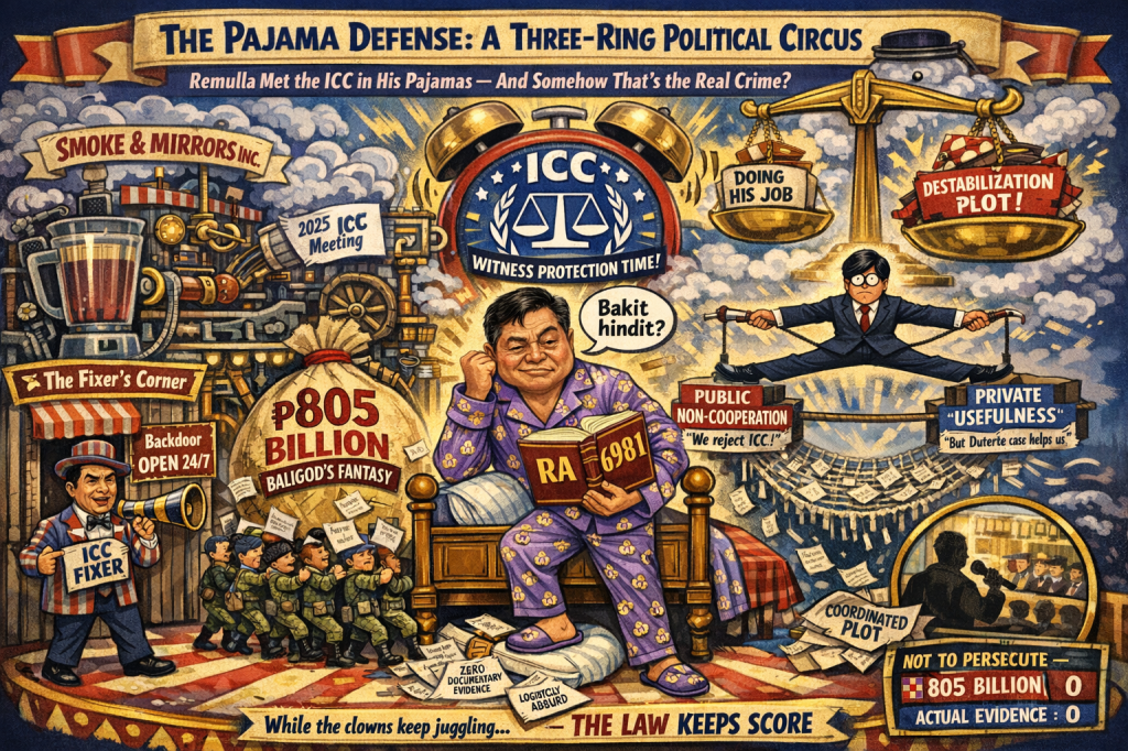 Remulla Met the ICC in His Pajamas — And Somehow That’s the Real Crime?