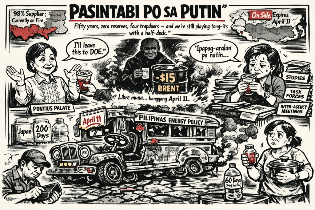 Russian Oil or Bust: Manila Begs Putin While Our Fuel Light Blinks&nbsp;Red