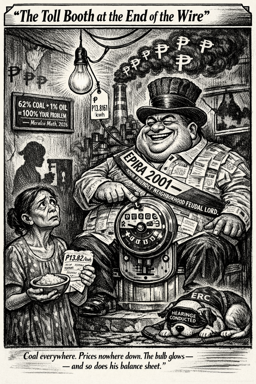 Meralco Math: 62% Coal + 1% Oil = 100% of Your Suffering