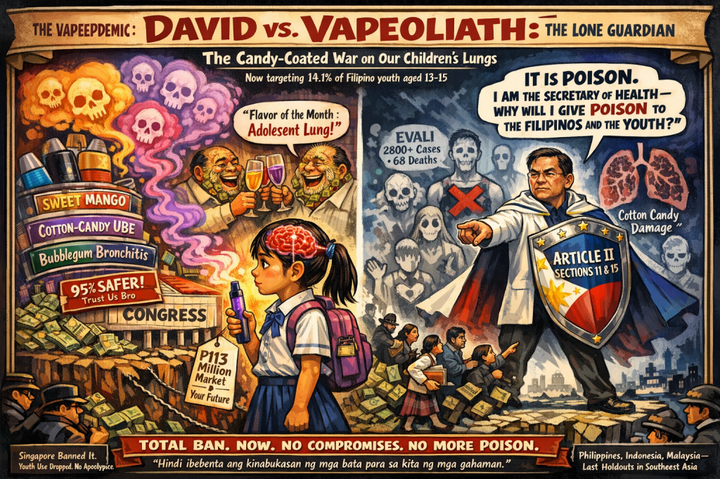 Herbosa Calls Vape Poison – Why Big Tobacco’s Candy-Flavored Lies Must Die