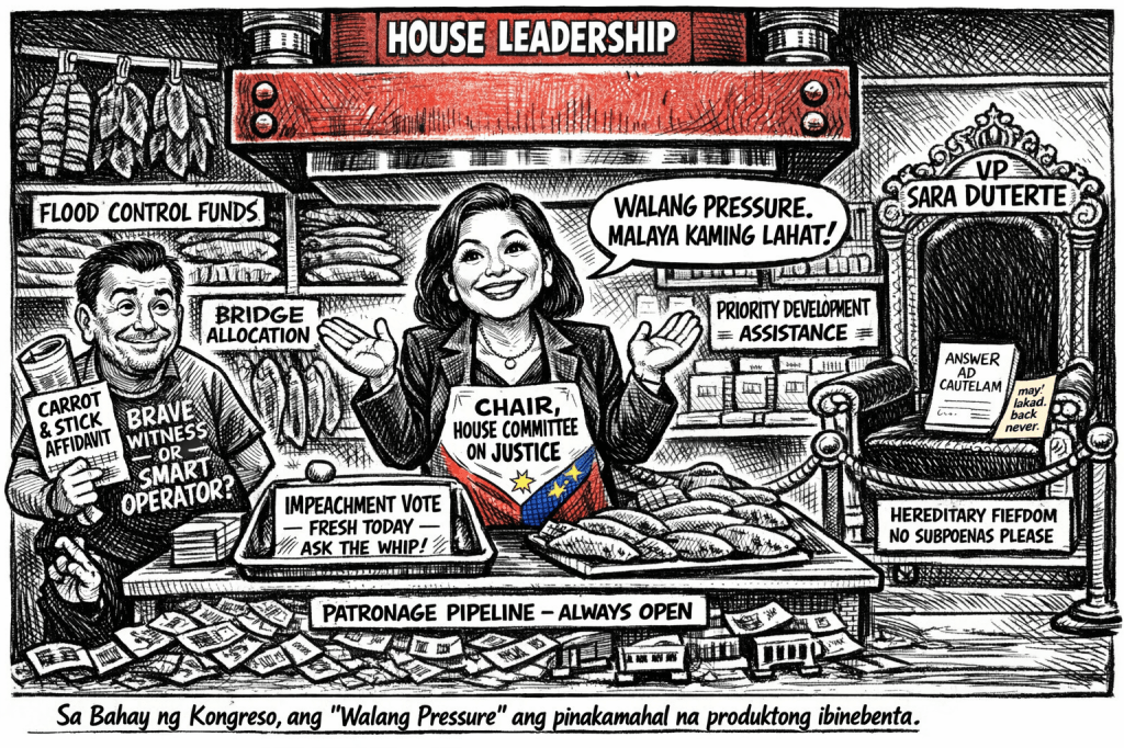 “No Pressure” Luistro? The House Pork Bazaar Exposed