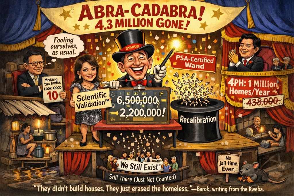 Abra-Cadabra! 4.3 Million Poor Filipinos Just Vanished – Thanks, DHSUD&nbsp;Math