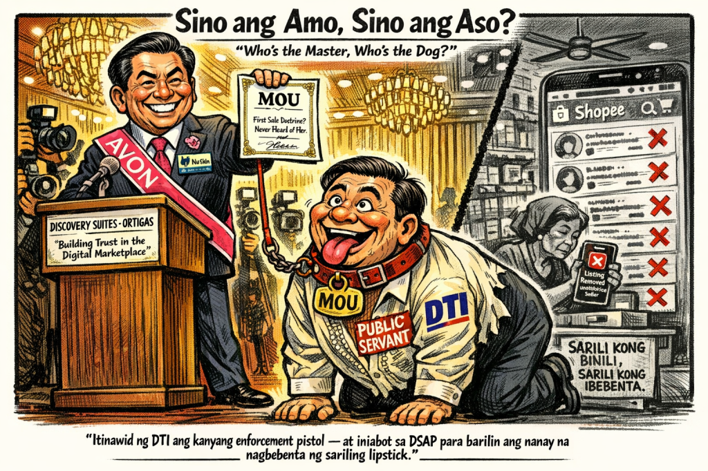 DTI Becomes Avon’s Attack Dog: The MOU That Kills Your Right to&nbsp;Resell