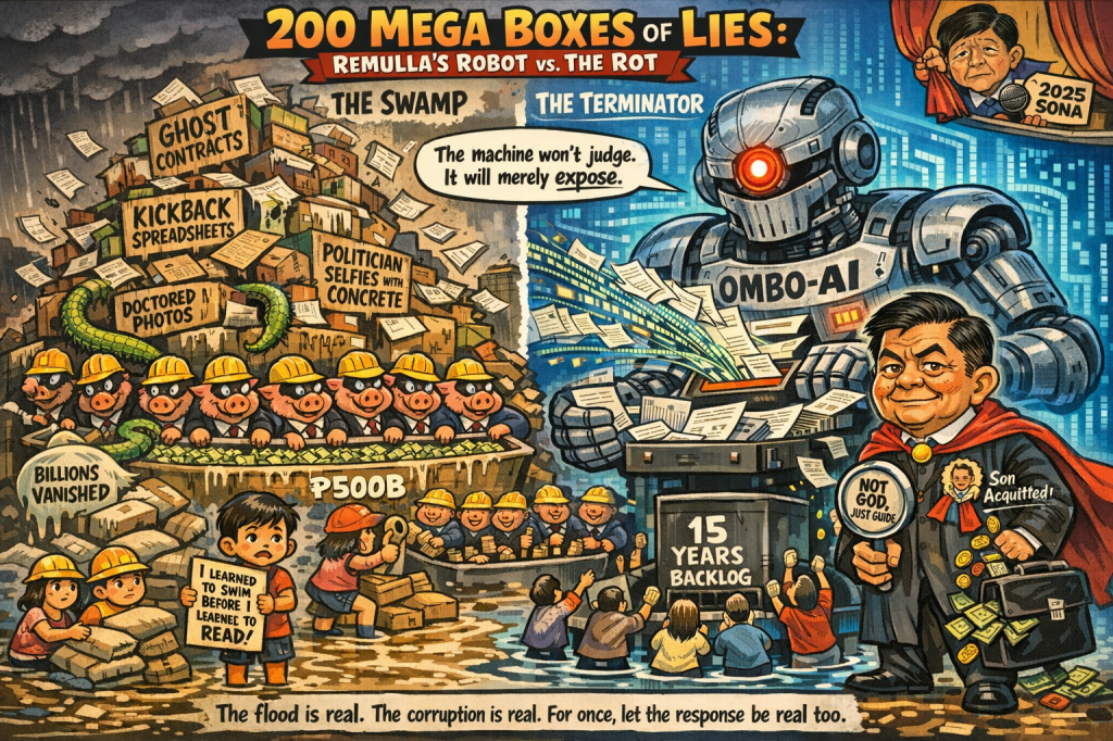 200 Mega Boxes of Lies: Remulla Unleashes AI to Sort the Swamp (Before It Swallows Us All)
