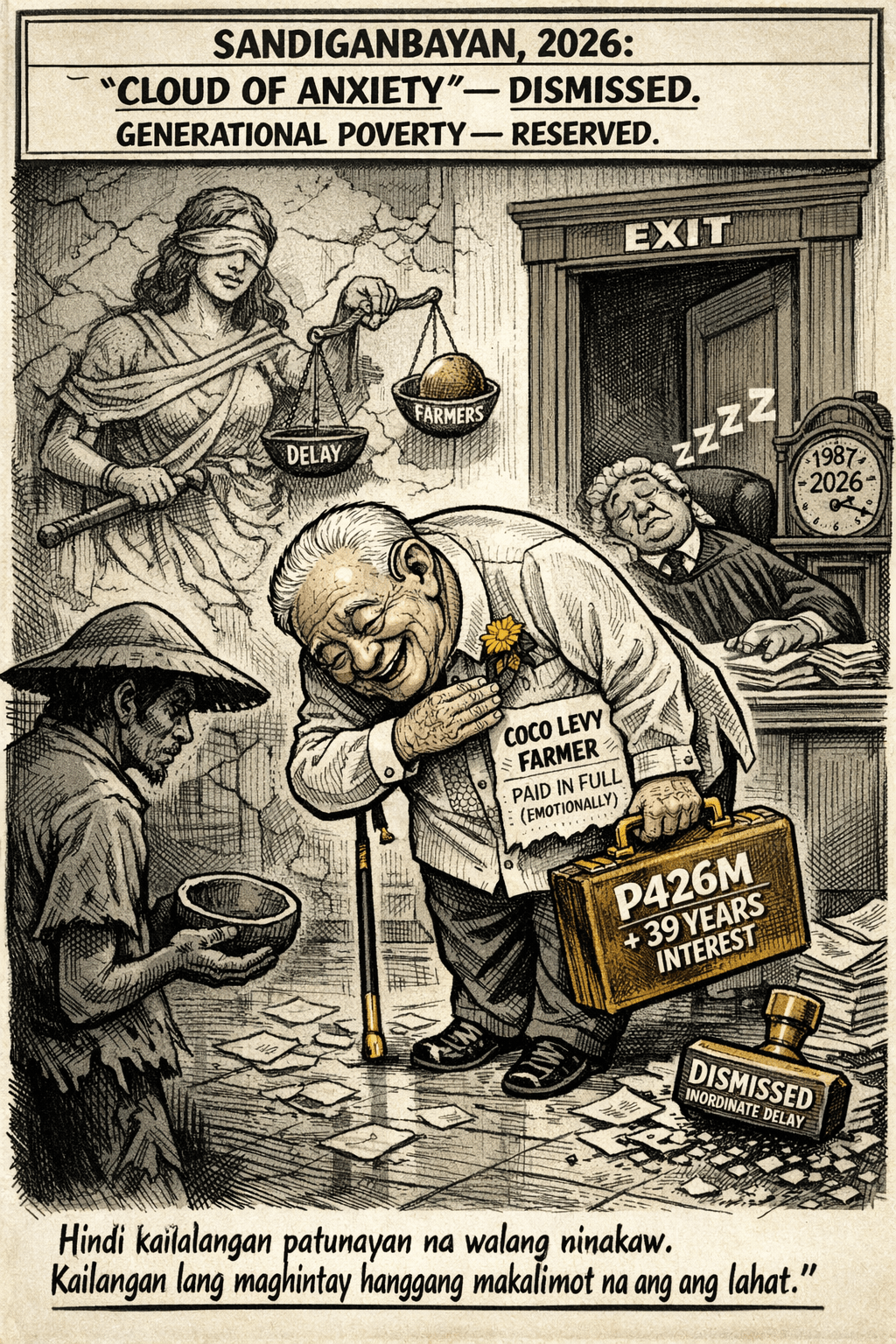 Cronies Win Again: Sandiganbayan Frees Coco Levy Thieves After 39 Years of Government Napping