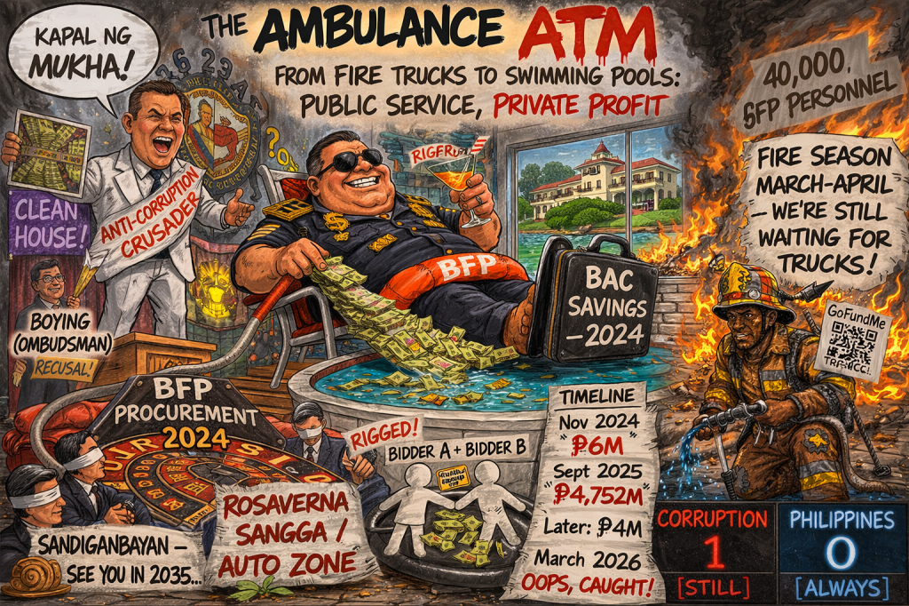 BFP Chief Nets ₱14.7M in Ambulance Kickbacks: Remulla’s Big Clean-Up or Cavite Dynasty Smoke&nbsp;Screen?