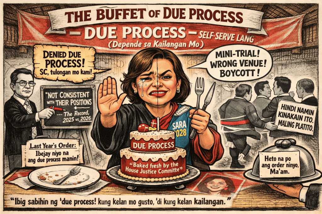 Sara’s Cake-Eating Due Process: Tamase Exposes Duterte’s Legal&nbsp;Flip-Flop