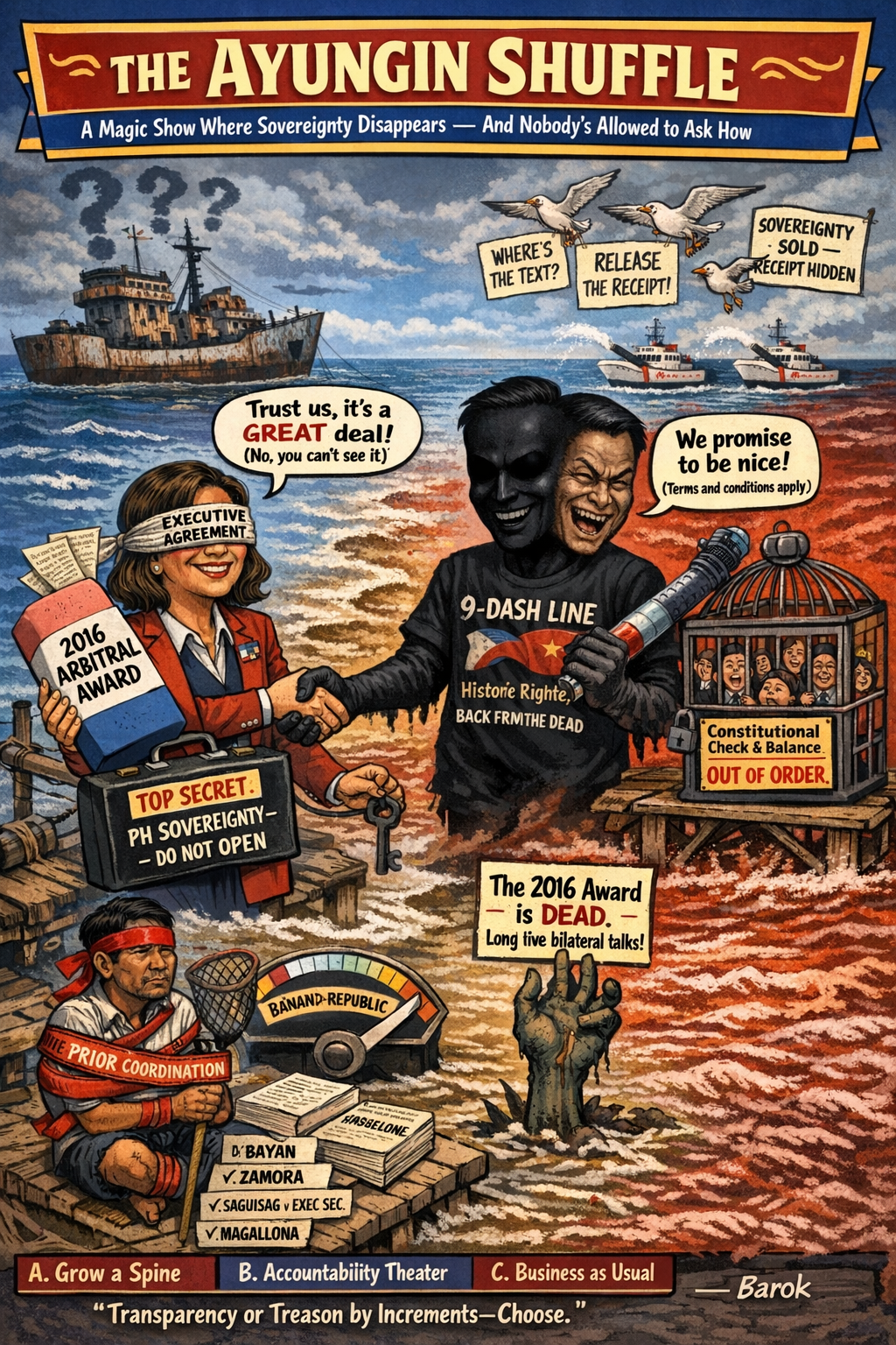 DFA’s Secret Ayungin Deal: Sovereignty Sold, Receipt&nbsp;Hidden