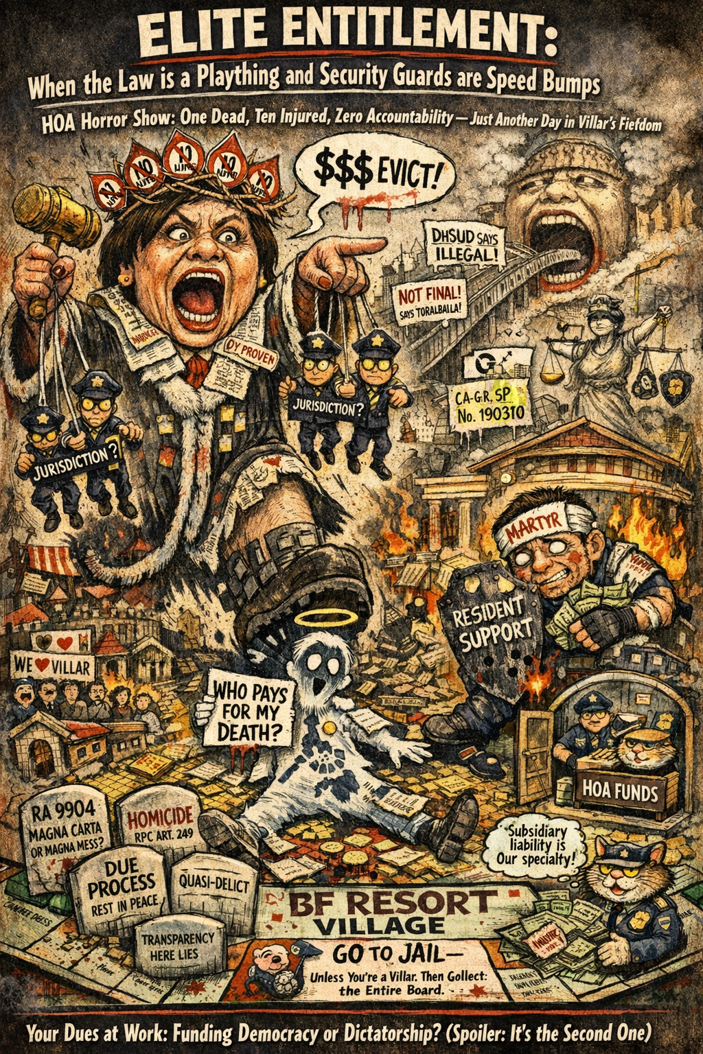 Villar’s HOA Bloodbath: Guard Trampled in BF Resort Power Grab&nbsp;Farce