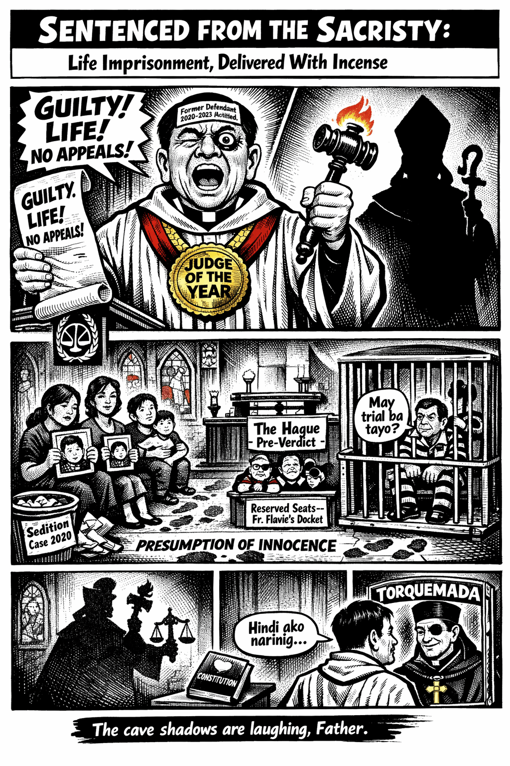 Priest Sentences Duterte to Life – No Trial&nbsp;Needed