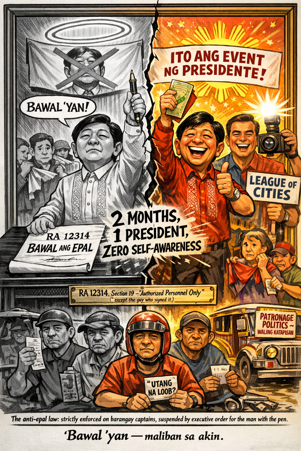 Anti-Epal President Caught Red-Handed in Ayuda Selfie&nbsp;Scandal