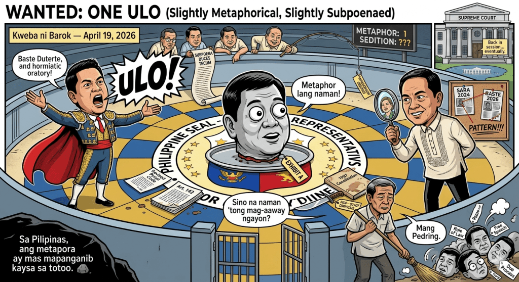 Ulo Wars: NBI Turns Baste’s Metaphor Into a Subpoena&nbsp;Circus