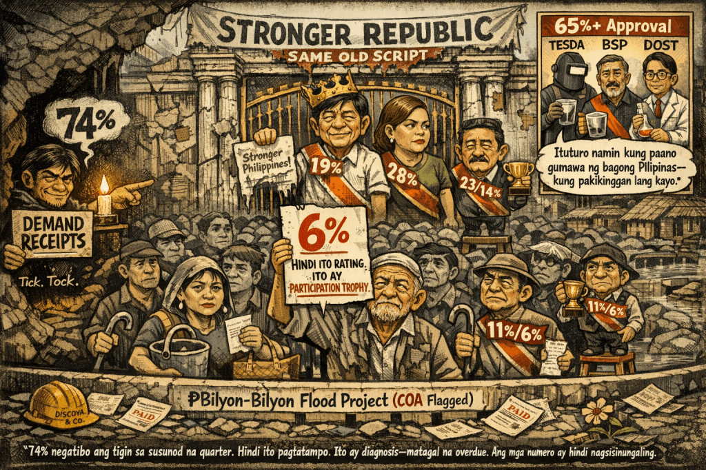 74% Negative Outlook: Filipinos Finally Demand Receipts, Not Promises