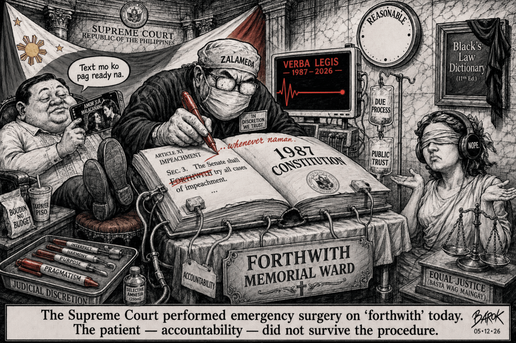 SC Kills “Forthwith”: Now Impeachment Means&nbsp;“Whenever”