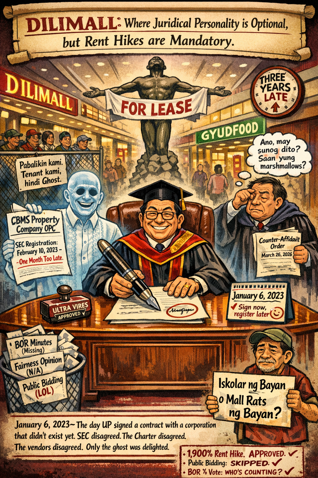 Ghost Mall at UP: Ombudsman Finally Notices the Phantom Lease&nbsp;Scandal