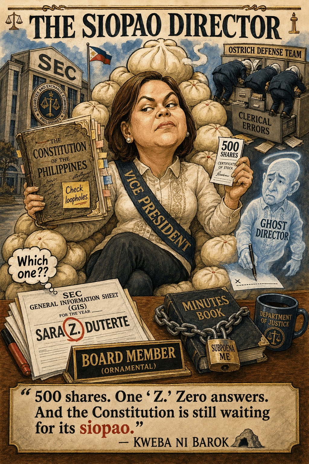 500 Shares of Trouble: Is Sara Duterte Constitutionally Busted?