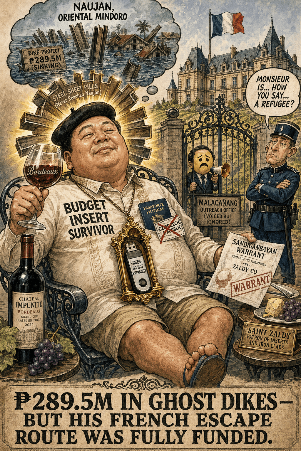 Zaldy Co’s French Escape: Thief Gets Bordeaux, Philippines Gets Egg on&nbsp;Face