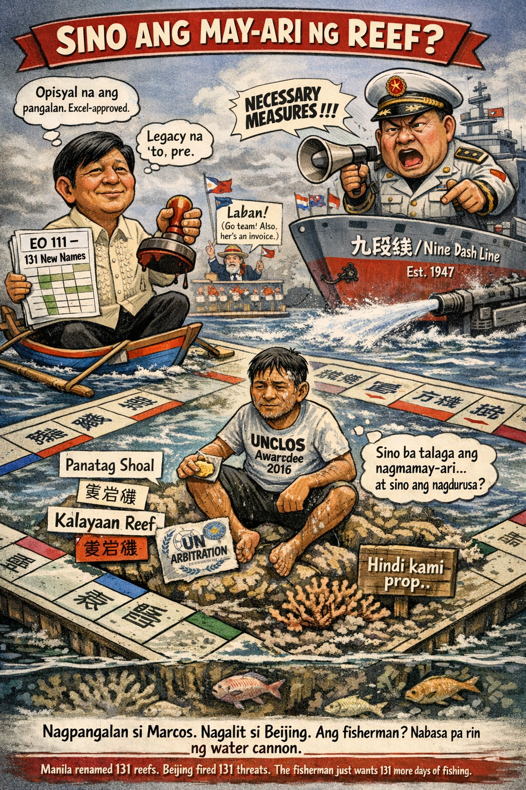 Name Wars in the West PH Sea: Manila’s Map Trick vs. China’s Gunboat&nbsp;Tantrum