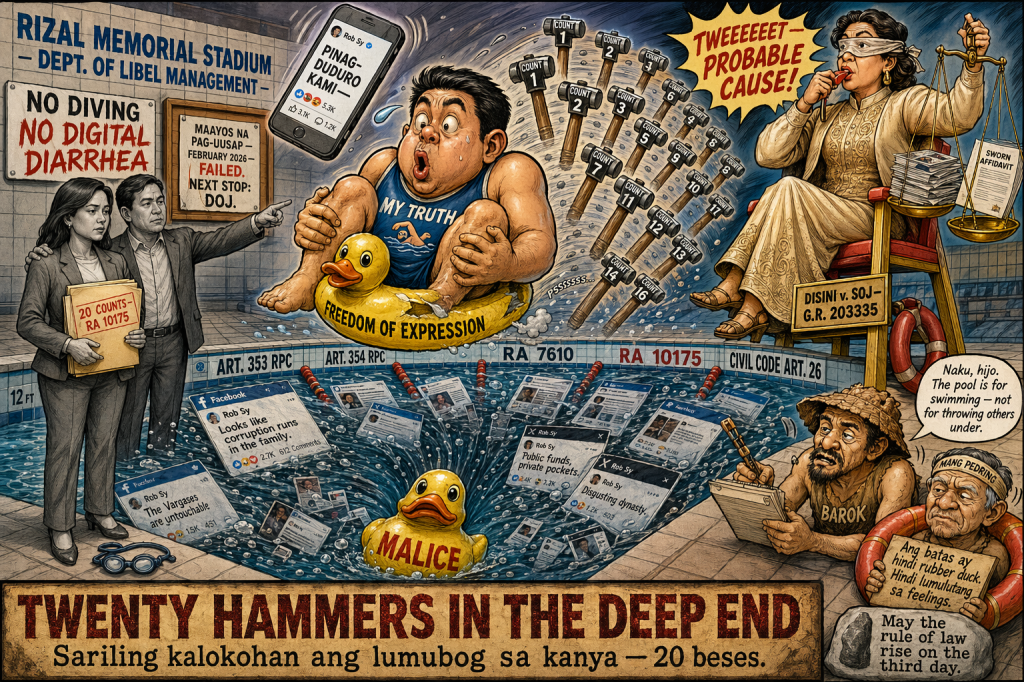 Cyberlibel Tsunami Hits Rob Sy – Vargas Files 20 Damning&nbsp;Counts