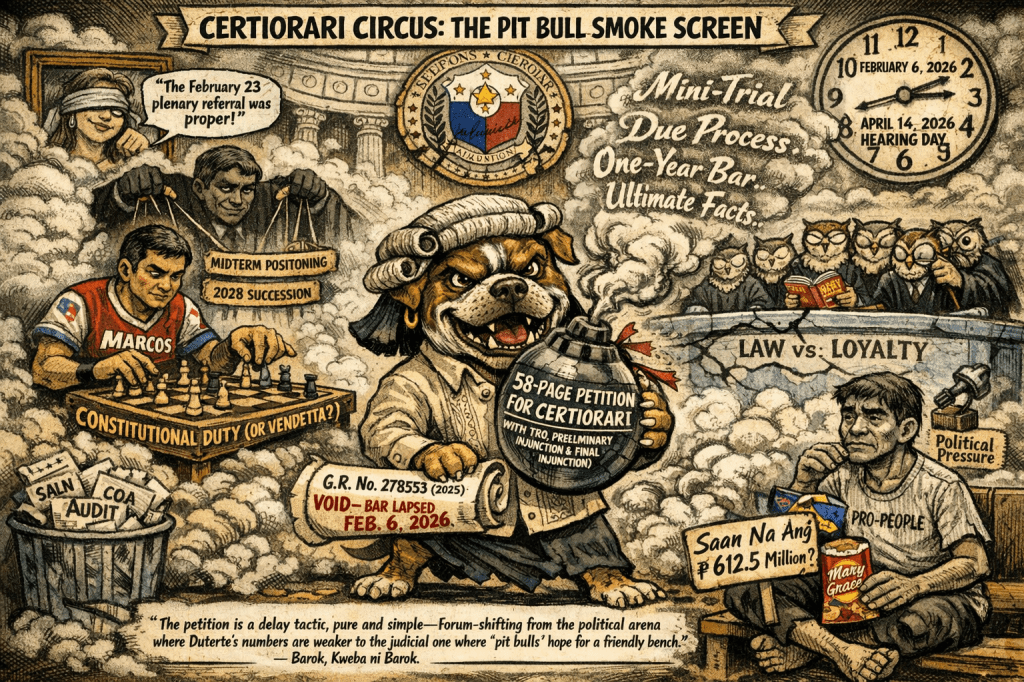 SC or Shield? Duterte’s Legal Smoke Bomb to Halt Sara Impeachment&nbsp;Proceedings