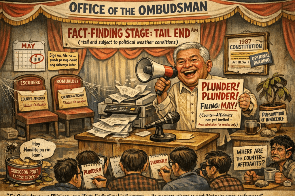 Guilty Until Fact-Finding Ends: Chiz, Romualdez, and the Ombudsman’s Premature Verdict