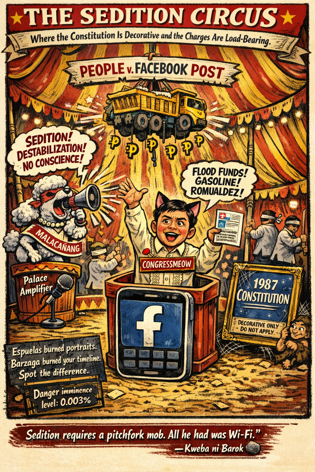 “Inciting to Sedition” or Just Inciting Laughter? Palace Slaps Barzaga Over Corruption Jab