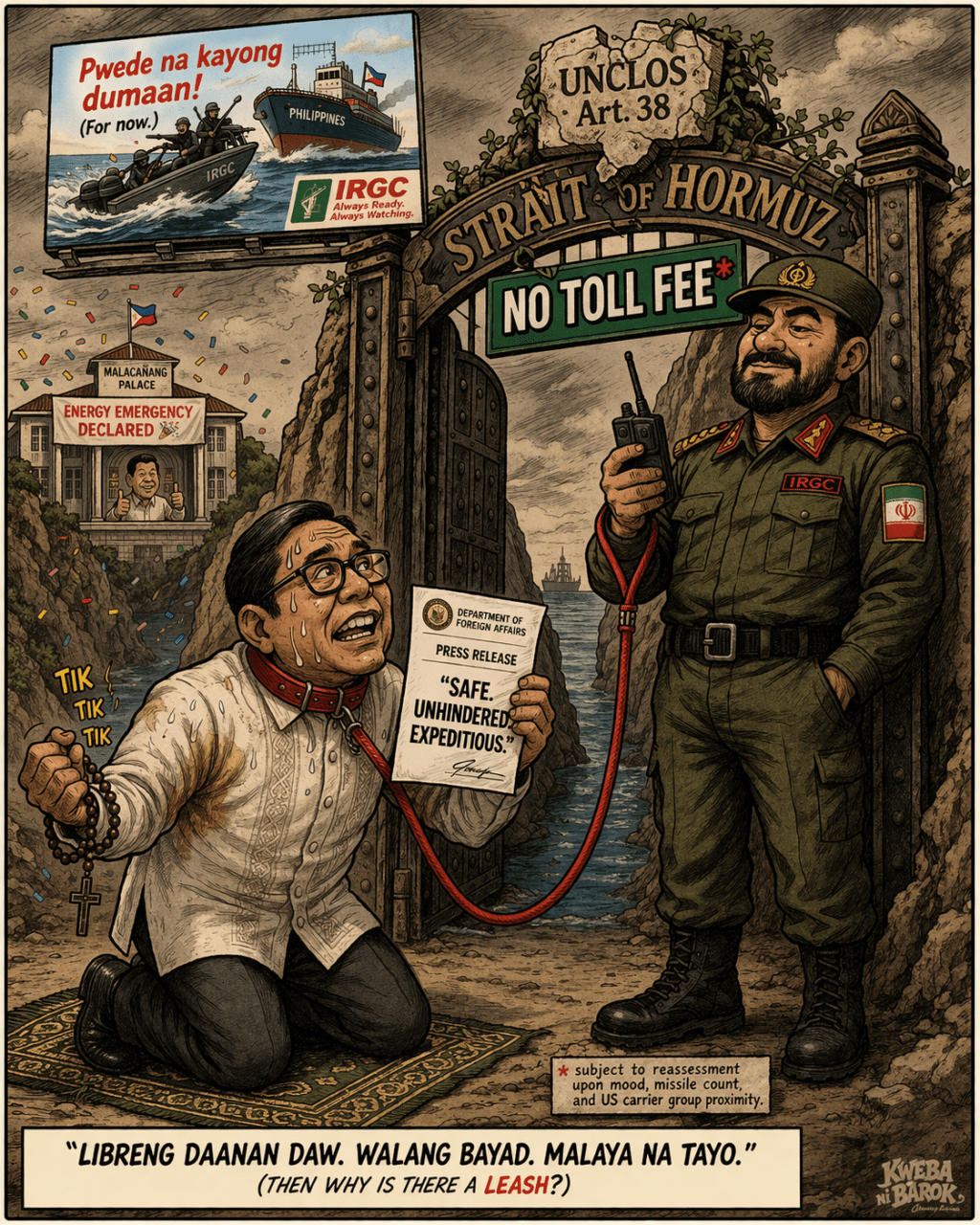 No Toll, Just Soul: How the Philippines Groveled for Iranian “Safe Passage”