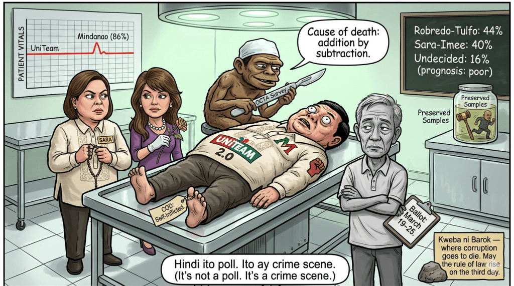 OCTA Poll Autopsy: UniTeam Dies as Robredo-Tulfo Crushes Sara-Imee in 2028&nbsp;Shocker