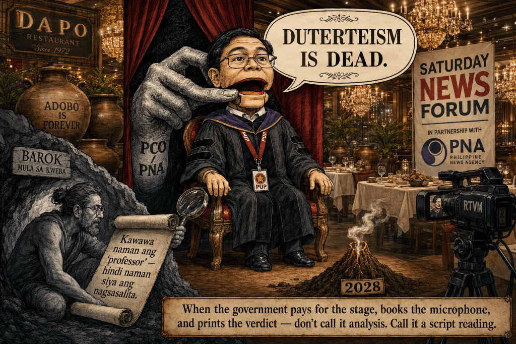 Stratbase Analyst Says No Mass Revolt — Past Humiliations Prove Him&nbsp;Wrong