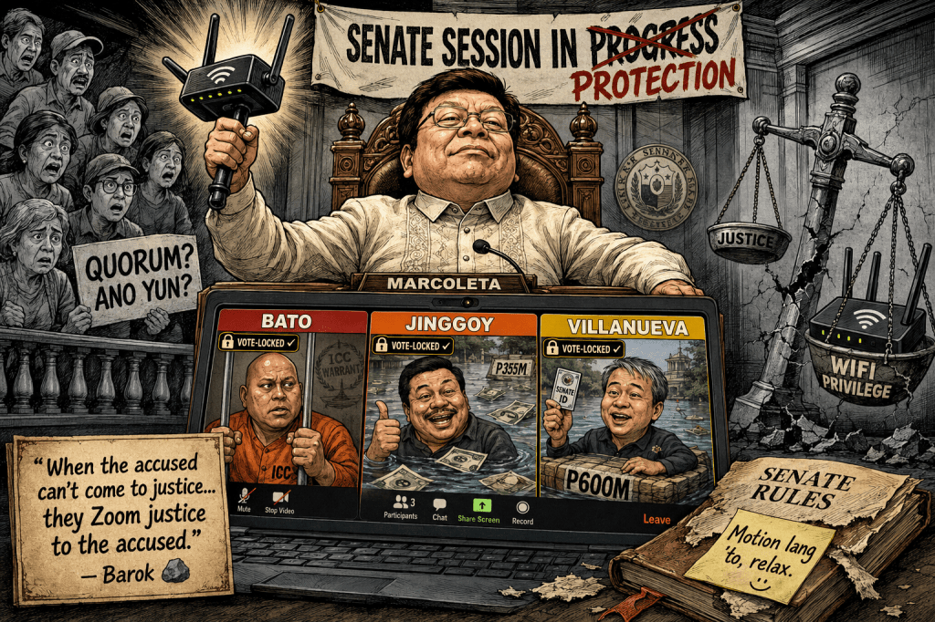 Senate’s Desperate Zoom Shield: Protecting Duterte Allies from&nbsp;Justice