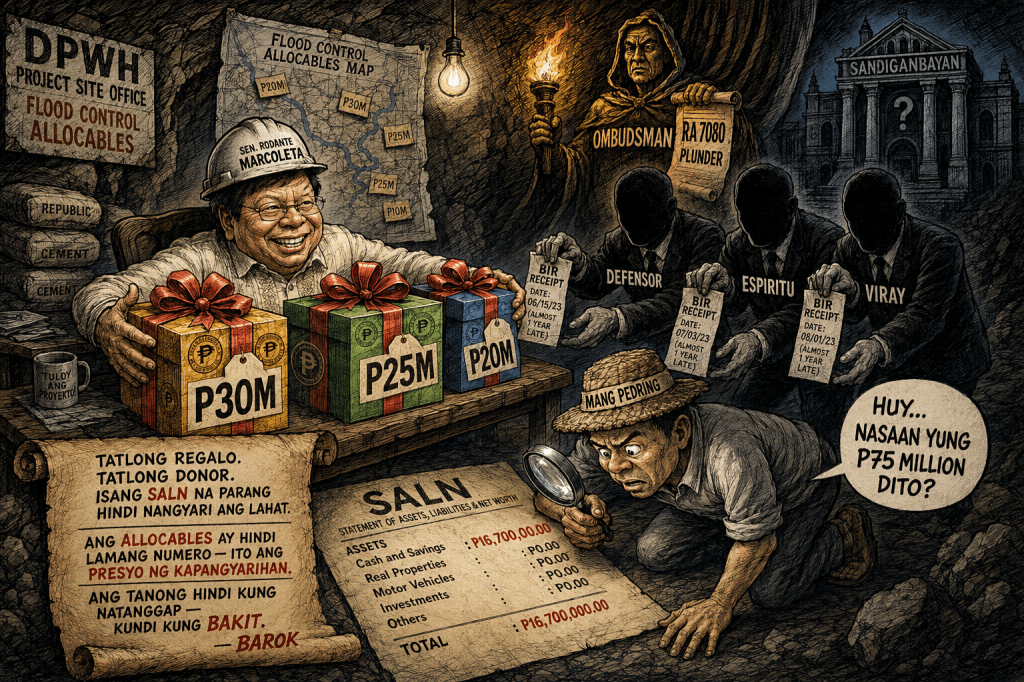 Ombudsman vs Marcoleta: P75M Shadow Funds Trigger Plunder&nbsp;Trap