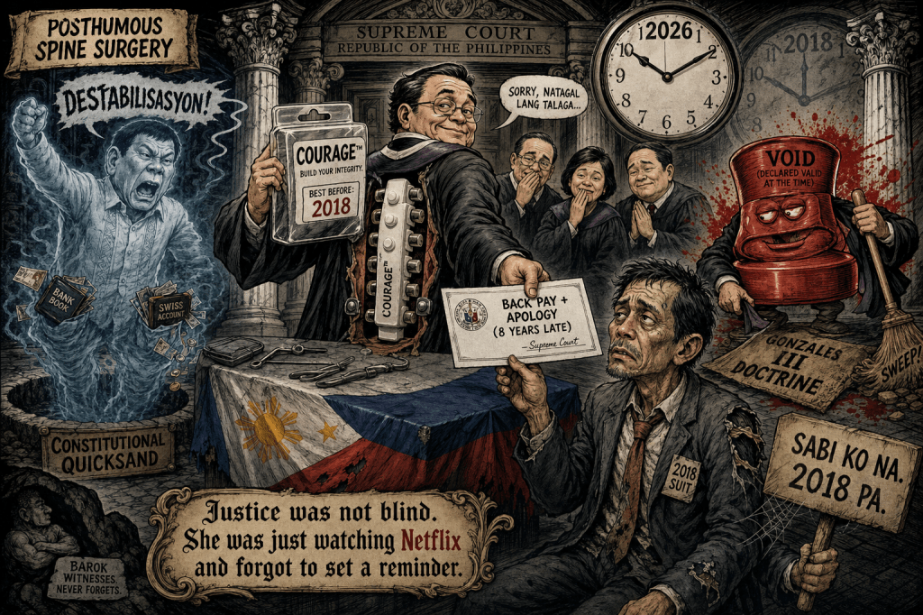 Too Late, Too Cowardly: Supreme Court’s 8-Year “Courage” on&nbsp;Carandang
