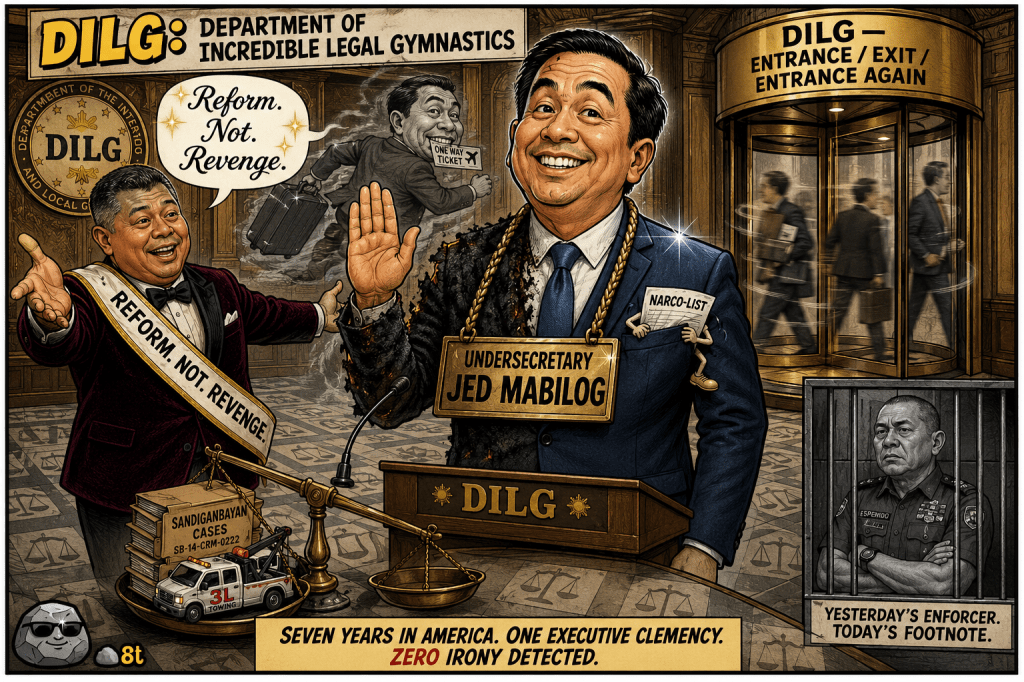 Jed Mabilog in DILG: The Ultimate “Reform, Not Revenge”&nbsp;Joke