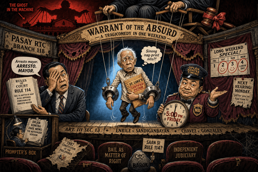Non-Bailable Warrant for a Bailable Offense: The Jay Sonza&nbsp;Farce