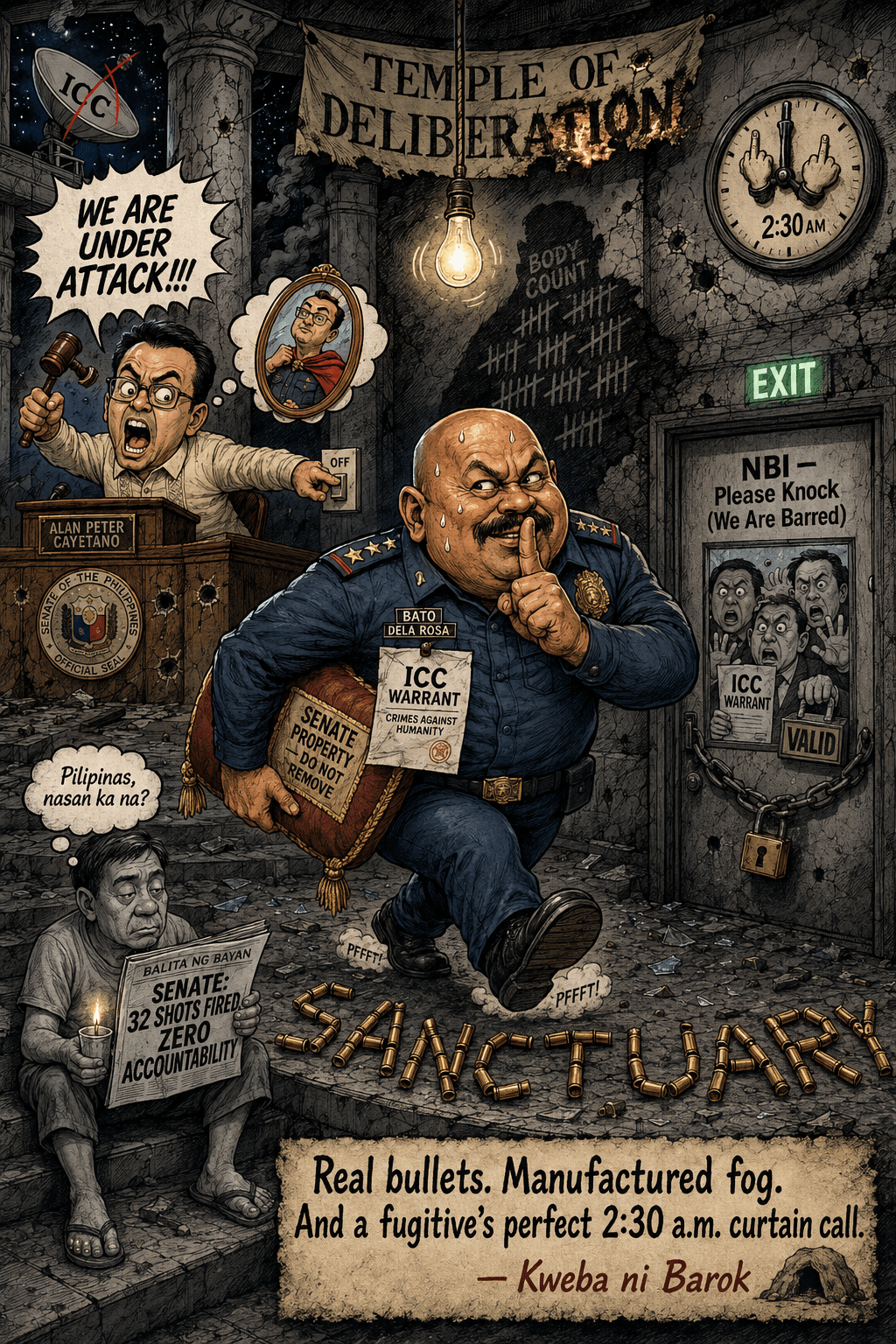 Engineered Chaos: How the Senate “Attack” Saved Dela Rosa and Buried Sara’s&nbsp;Impeachment