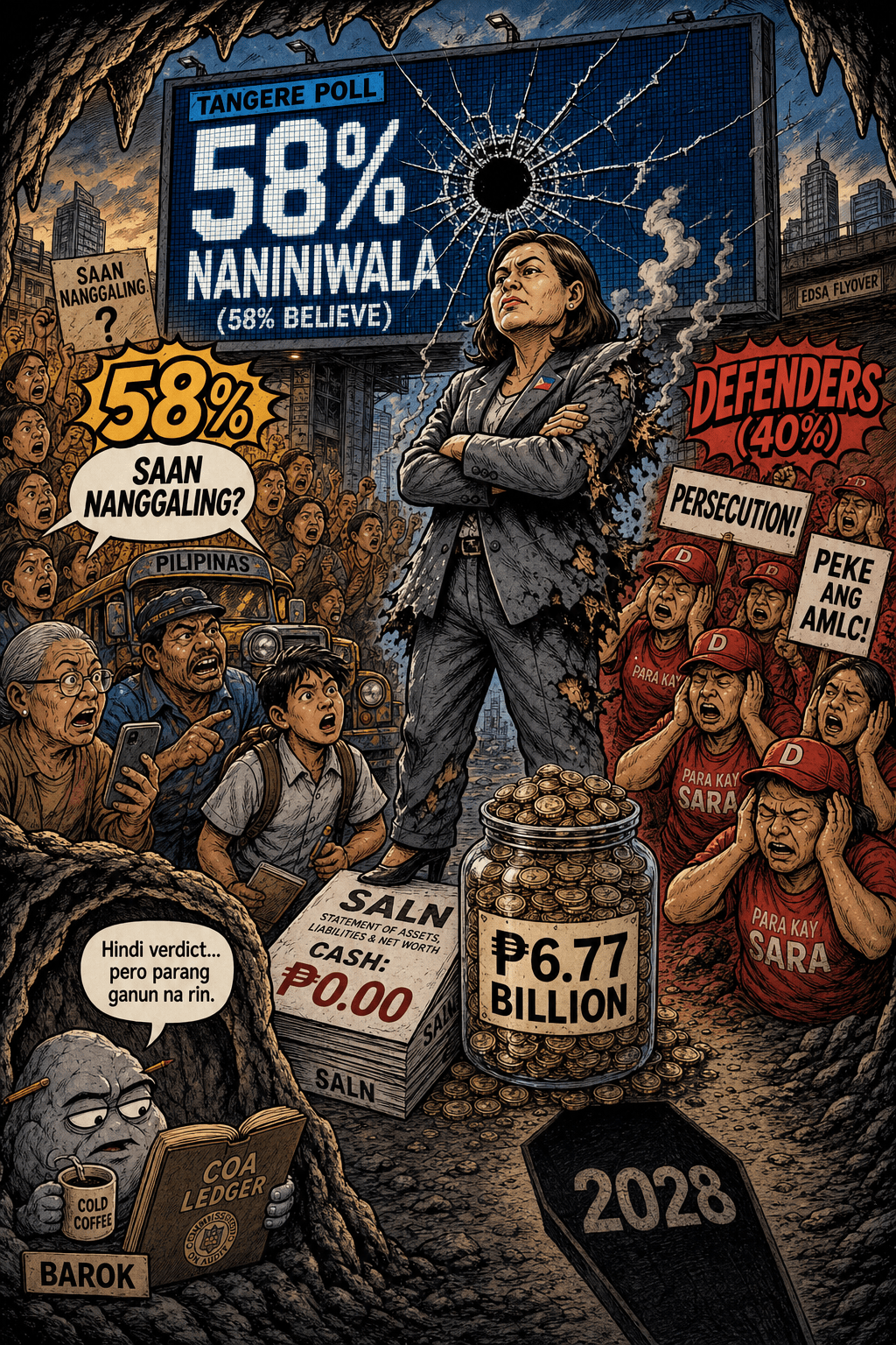 58% Filipinos Believe Sara Duterte’s Billions: Tangere Poll&nbsp;Explodes