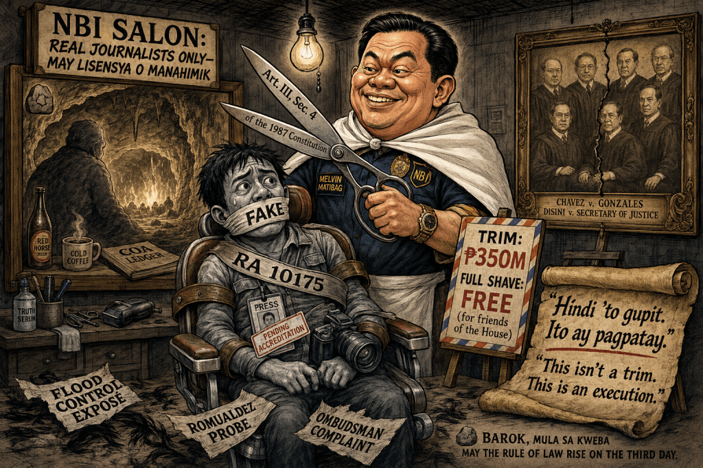 Matibag’s Journalist License Plot: Silencing “Fake” Critics or Killing Free&nbsp;Press?