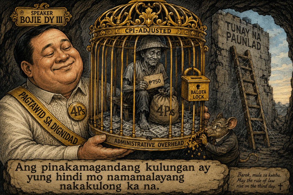 Speaker Dy’s 4Ps Trap: Helping the Poor or Buying Their&nbsp;Votes?
