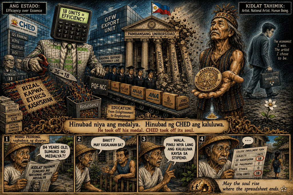 The Soul Is Not an Elective: Kidlat Tahimik’s Last Stand Against the MBAs