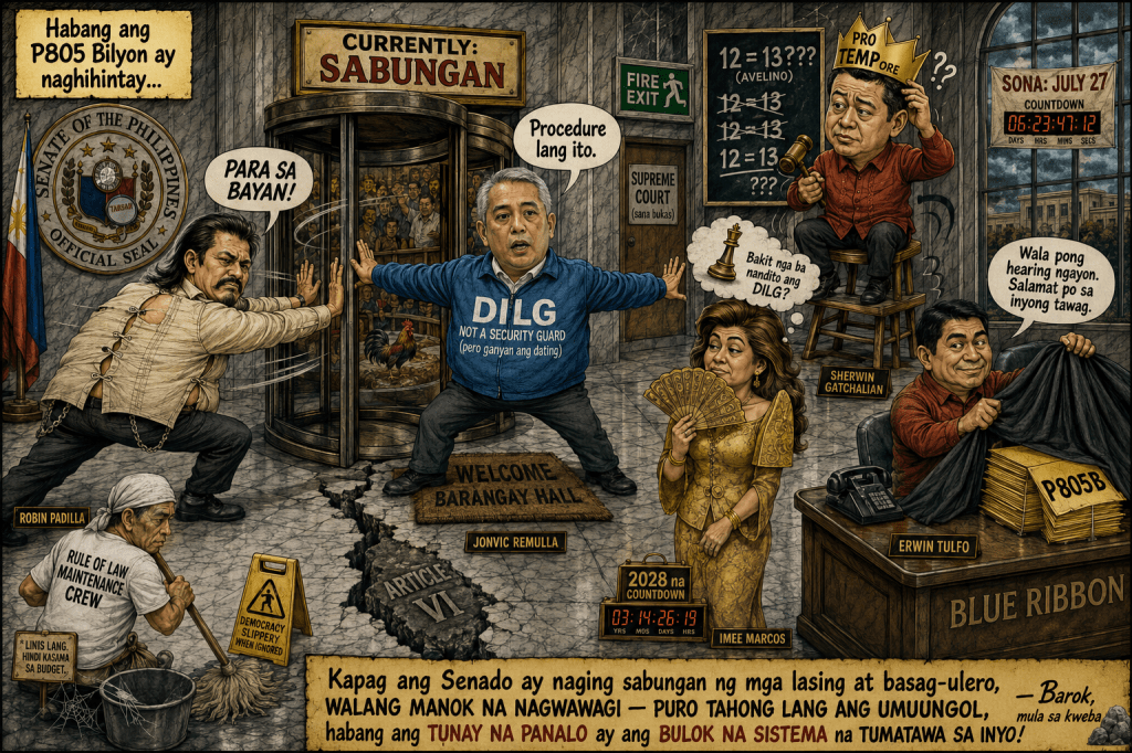 Robin Padilla’s Push vs Remulla: The Day the Philippine Senate Died&nbsp;Laughing
