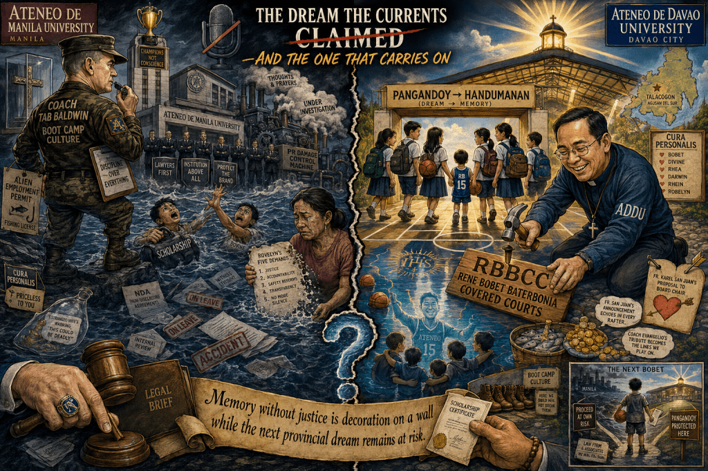 Two Ateneos, One Dead Dream: ADDU Built Bobet’s Court While ADMU Built Excuses