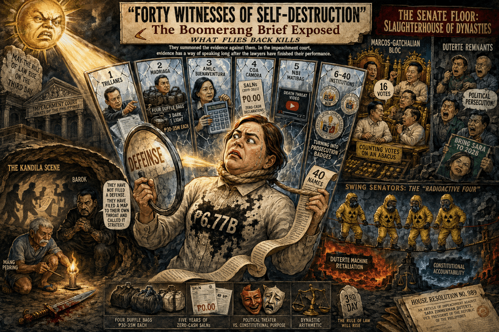 Sara Duterte Witness List Exposed: 40 Names That Could Sink&nbsp;Her