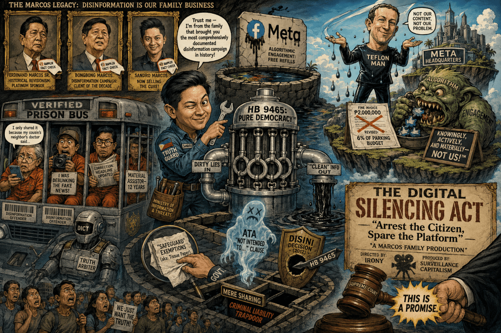 The Digital Silencing Act: How a Marcos Plans to Criminalize Truth While Pretending to Protect It