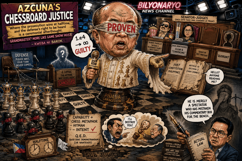 Azcuna’s Chessboard Justice: Criminal Intent Proven Before Trial Even&nbsp;Starts?