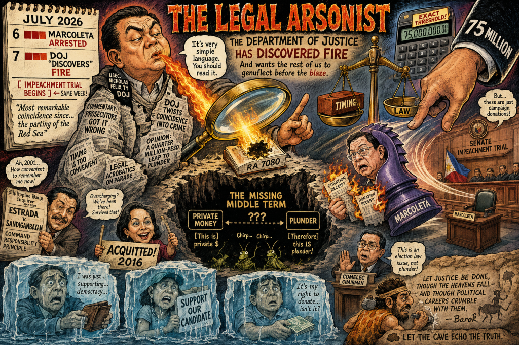 DOJ’s Plunder Gambit: Private Cash or Political Hit on Marcoleta?