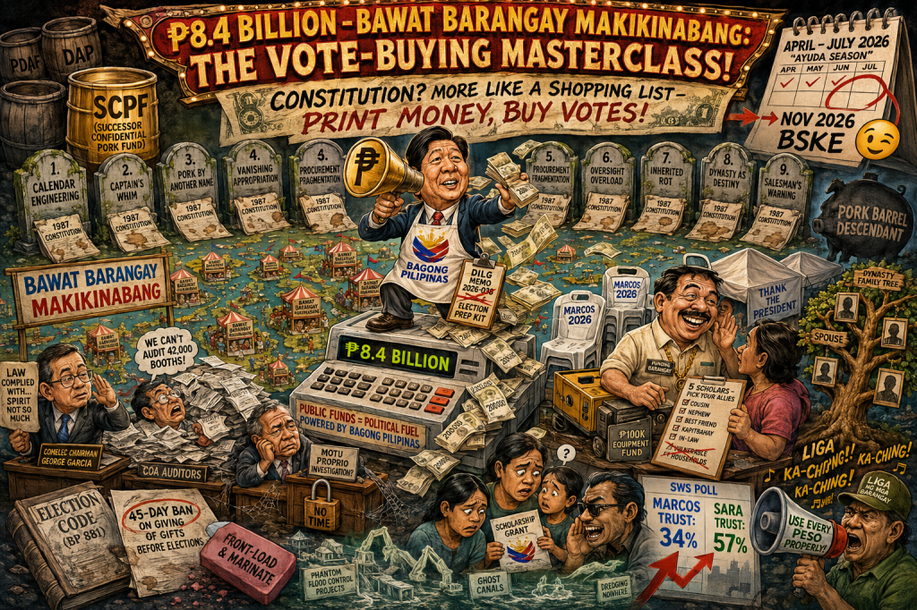 ₱8.4 Billion, 42,000 Barangays, 1 Election: The “Bawat Barangay Makikinabang” Vote-Buying&nbsp;Masterclass