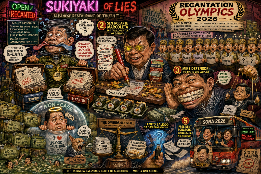 Recantation Olympics 2026: How One Witness Became Three Liars and a Japanese&nbsp;Restaurant