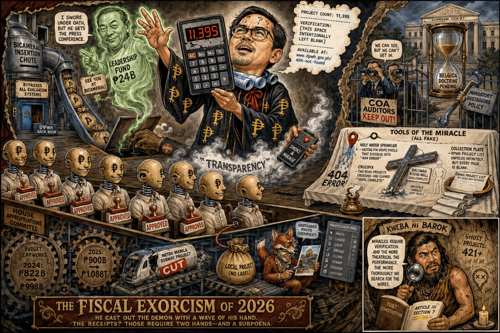 “Wala, Wala”: How Vince Dizon Performed a Fiscal Exorcism Without Producing a Single&nbsp;Receipt