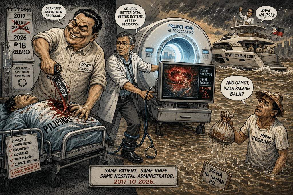 Science vs. Kickbacks: Why NOAH’s Data Will Drown in DPWH’s Corruption